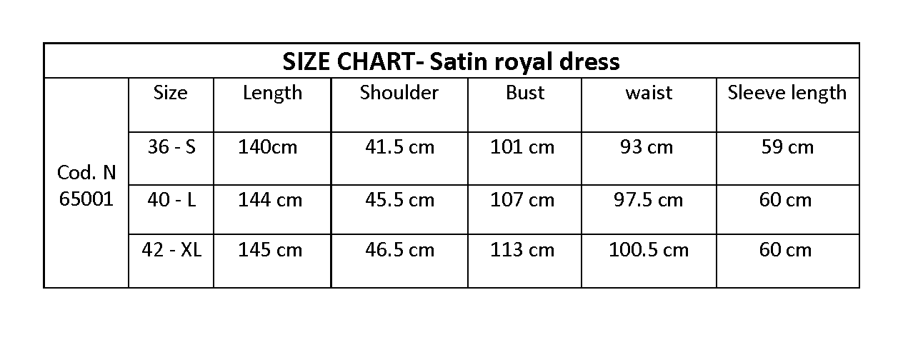 Royal Satin Blue Dress