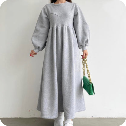 free size fleece dress
