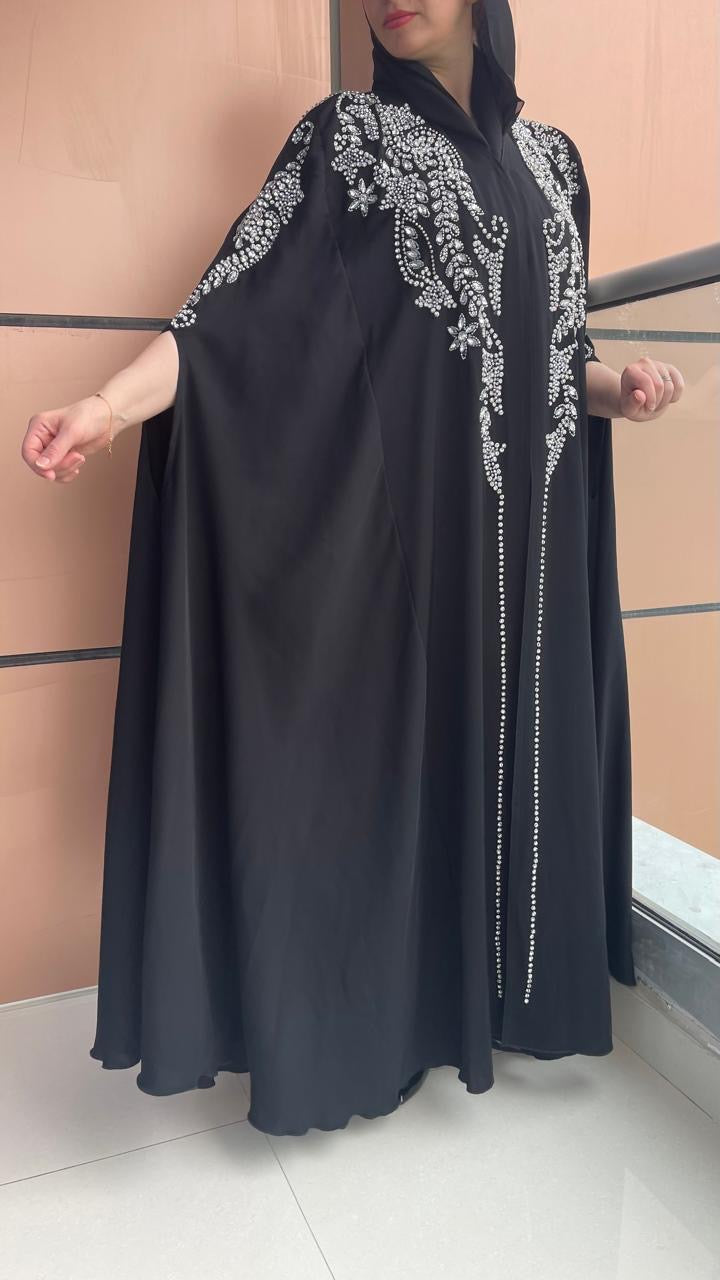 Royal crepe abaya