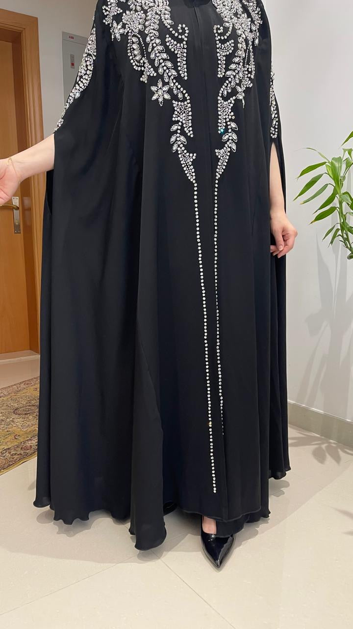 Royal crepe abaya
