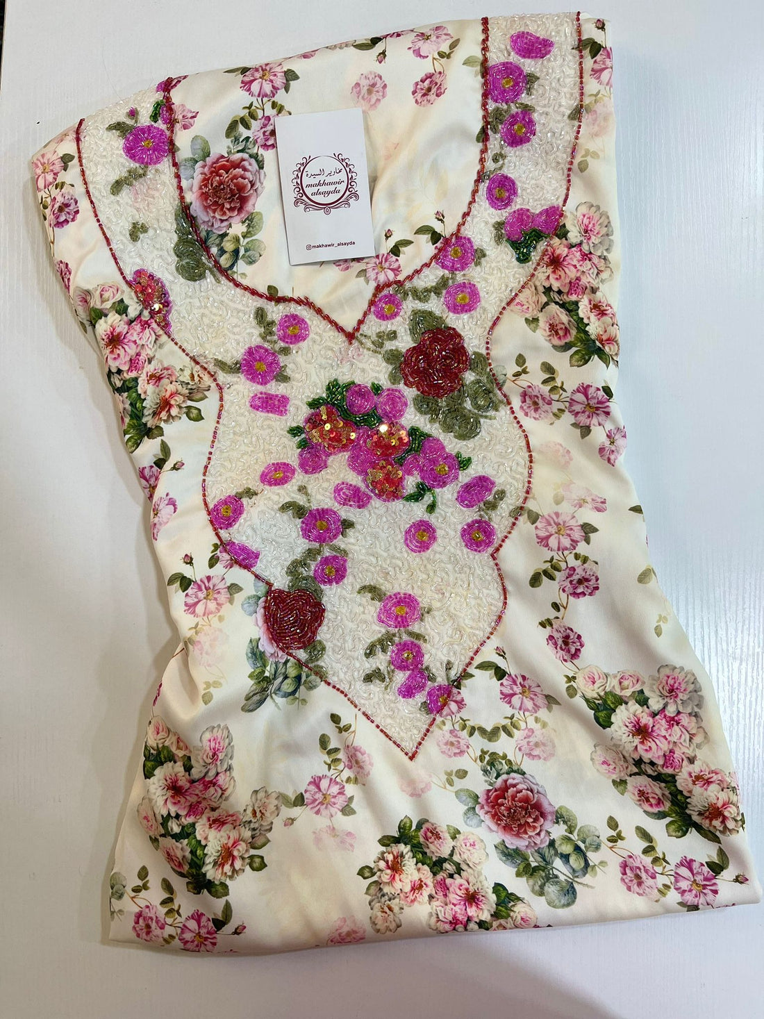 Embroidered Royal silk Mukhawar