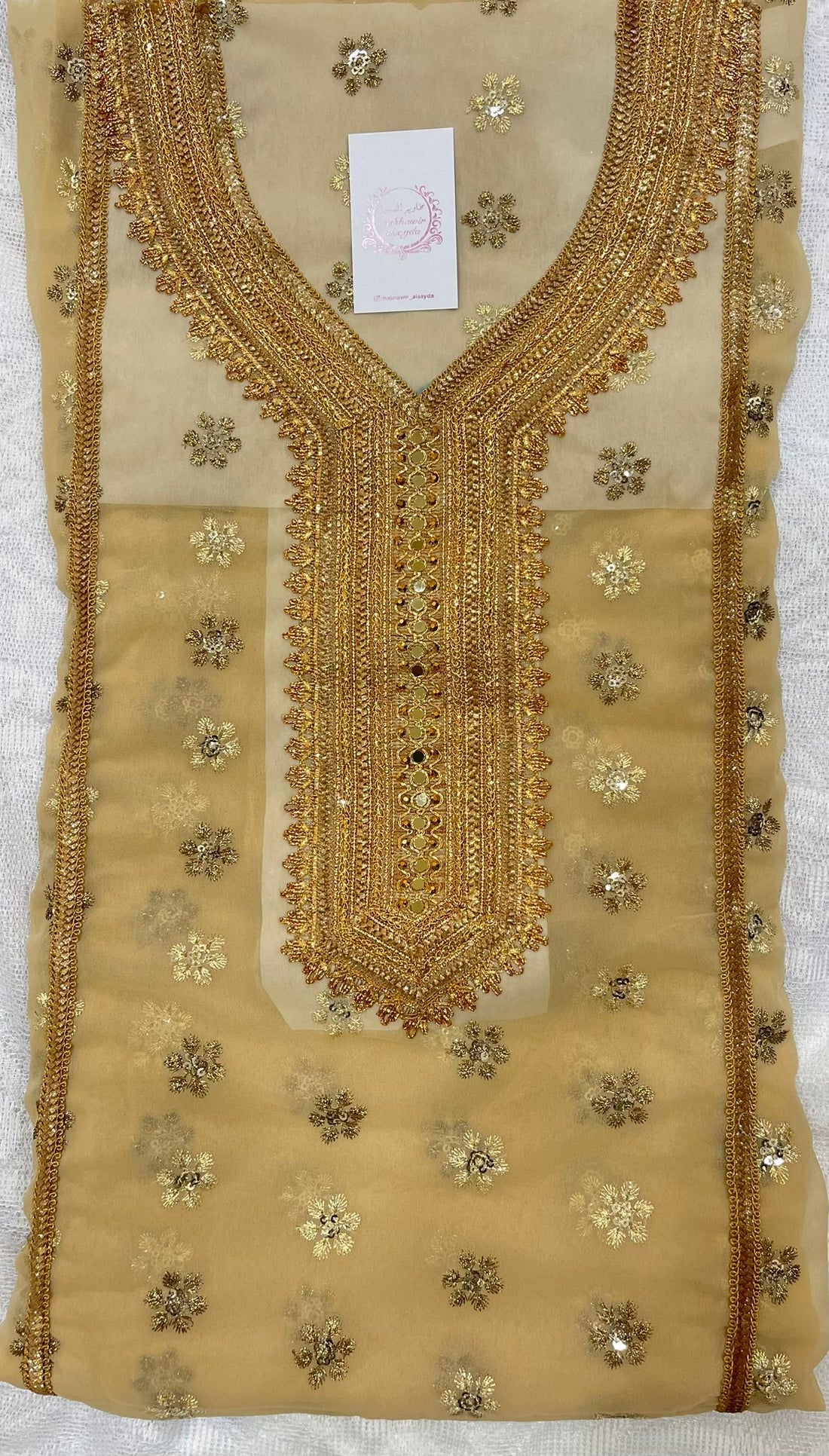 Embroidered omani chiffon Mukhawar