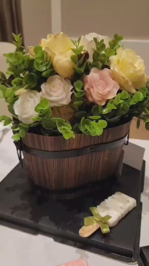 Soap rose bouquets