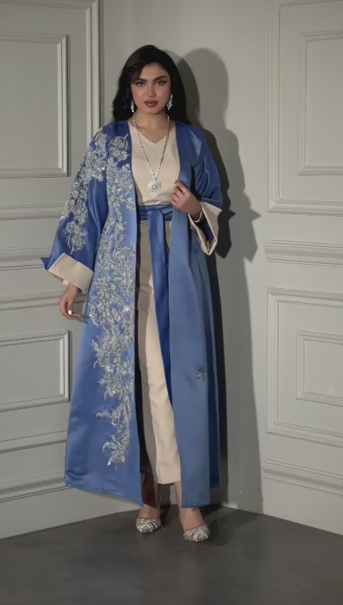 Dress with Handmade Embroidery jacket